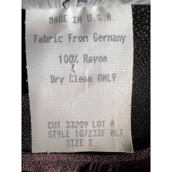 CL Carroll Little Petite Jacket Blouse Set 2P Dots Paisley Boho Career Y2K - Picture 13 of 16